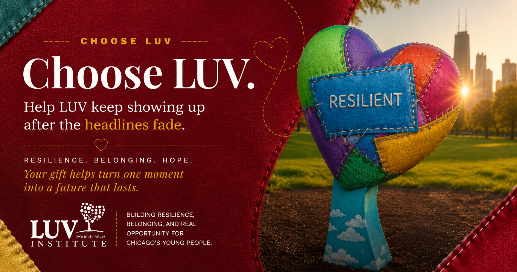 Choose LUV giving page